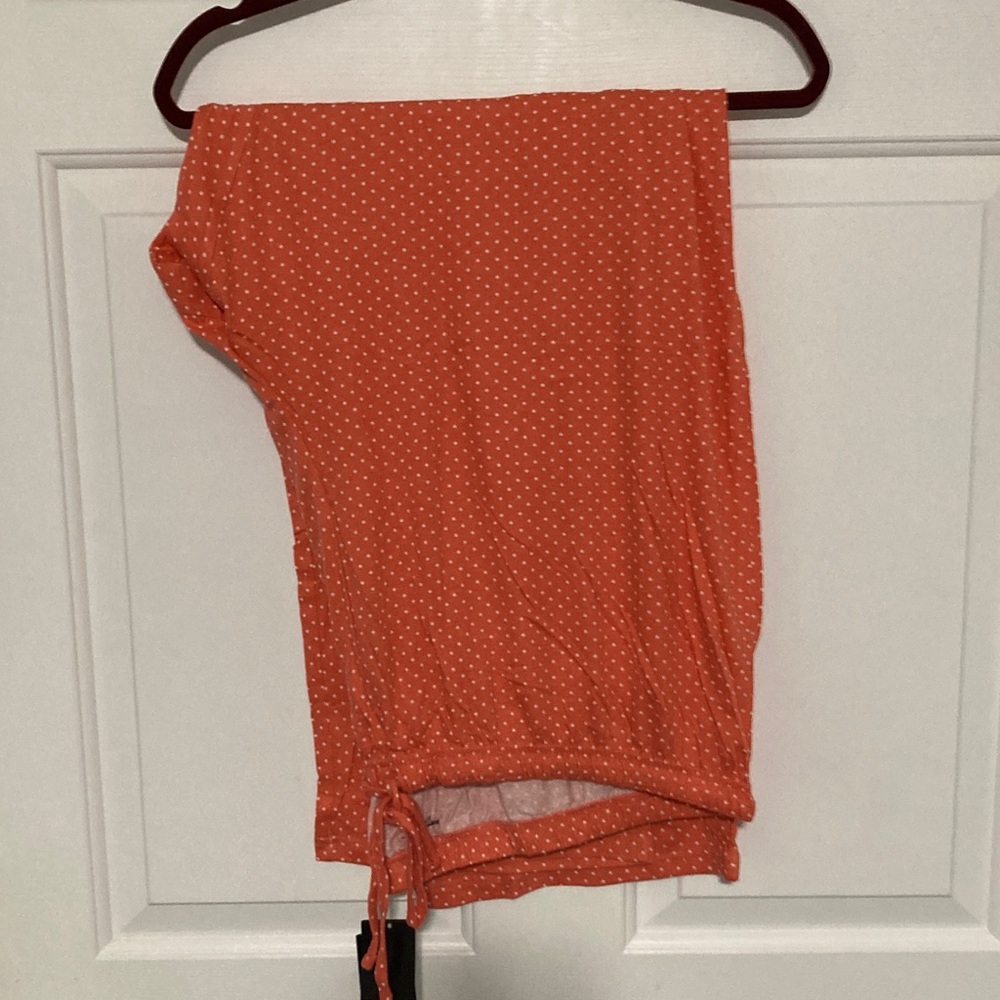 Peach Polka Dot Sleep Pants